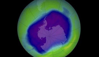 Over the tropics, scientists have discovered a large, year-round ozone hole