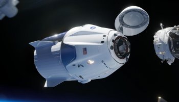 NASA Dragon Spacecraft docks with ISS delivering science to humans