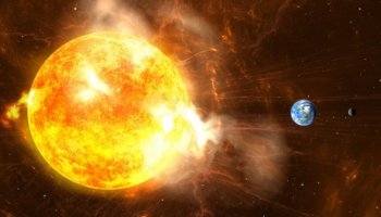 A solar storm could cause a 'direct hit' on Earth, predicts a leading space science expert