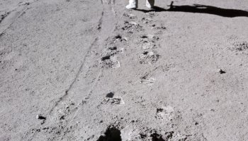 Neil Armstrong's footprints are still visible on the Moon 50 years after he walked there