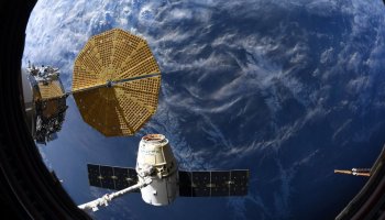 From the International Space Station, the SpaceX Dragon cargo ship has returned to Earth
