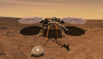 A NASA Mars craft lands on Mars for an unparalleled seismic mission
