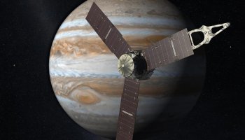 Juno, A Nasa Spacecraft, Is Extremely Close To Jupiter'S Moon Europa